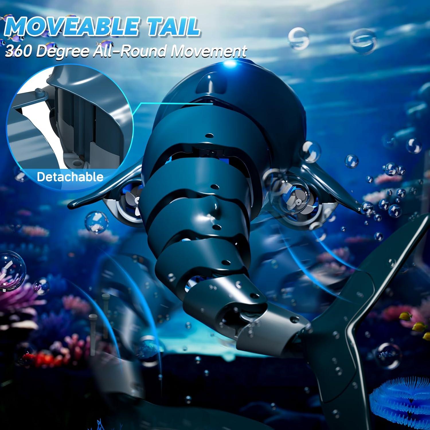 Tiburón Ballena RC WATUDOU 36.8x14x9.9cm Control Remoto