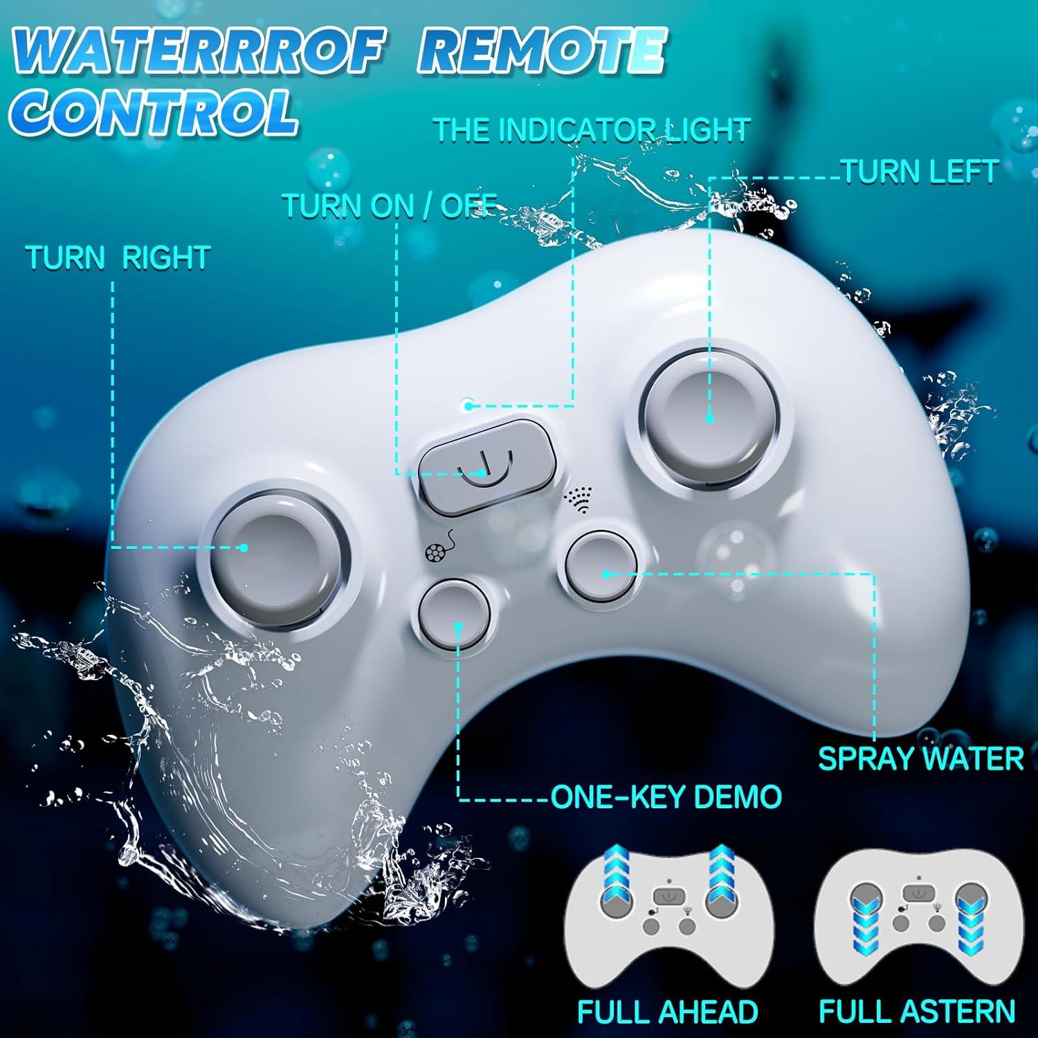 Tiburón Ballena RC WATUDOU 36.8x14x9.9cm Control Remoto