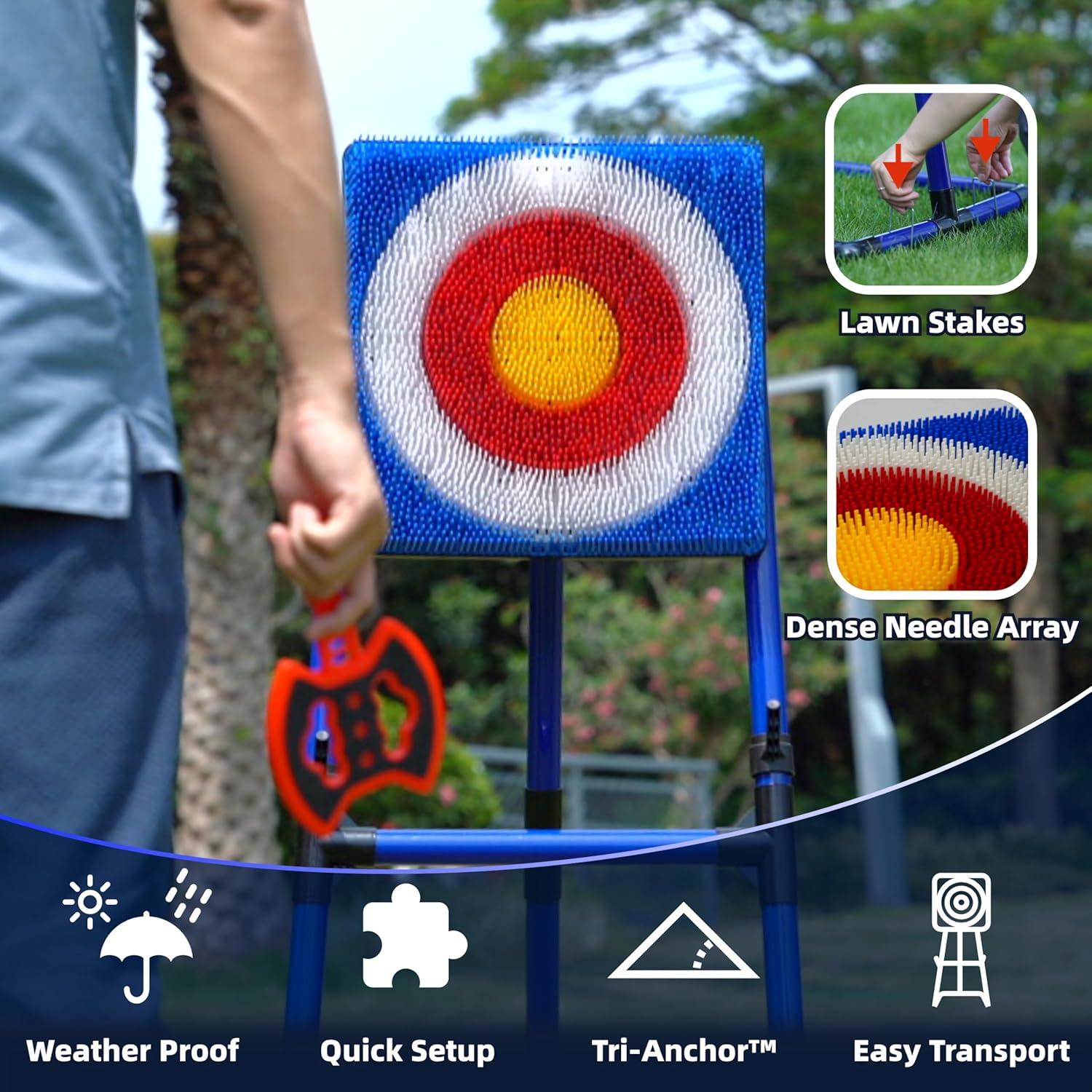 Juego de Lanzamiento de Hachas BunnyBoo con Objetivo Seguro