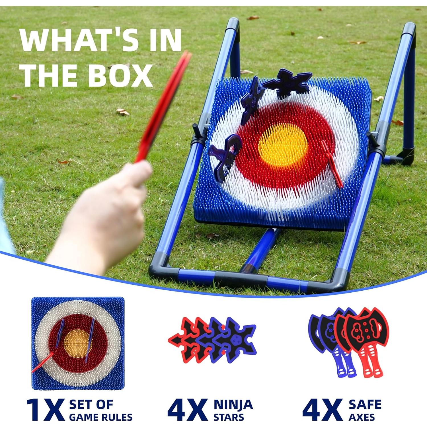 Juego de Lanzamiento de Hachas BunnyBoo con Objetivo Seguro