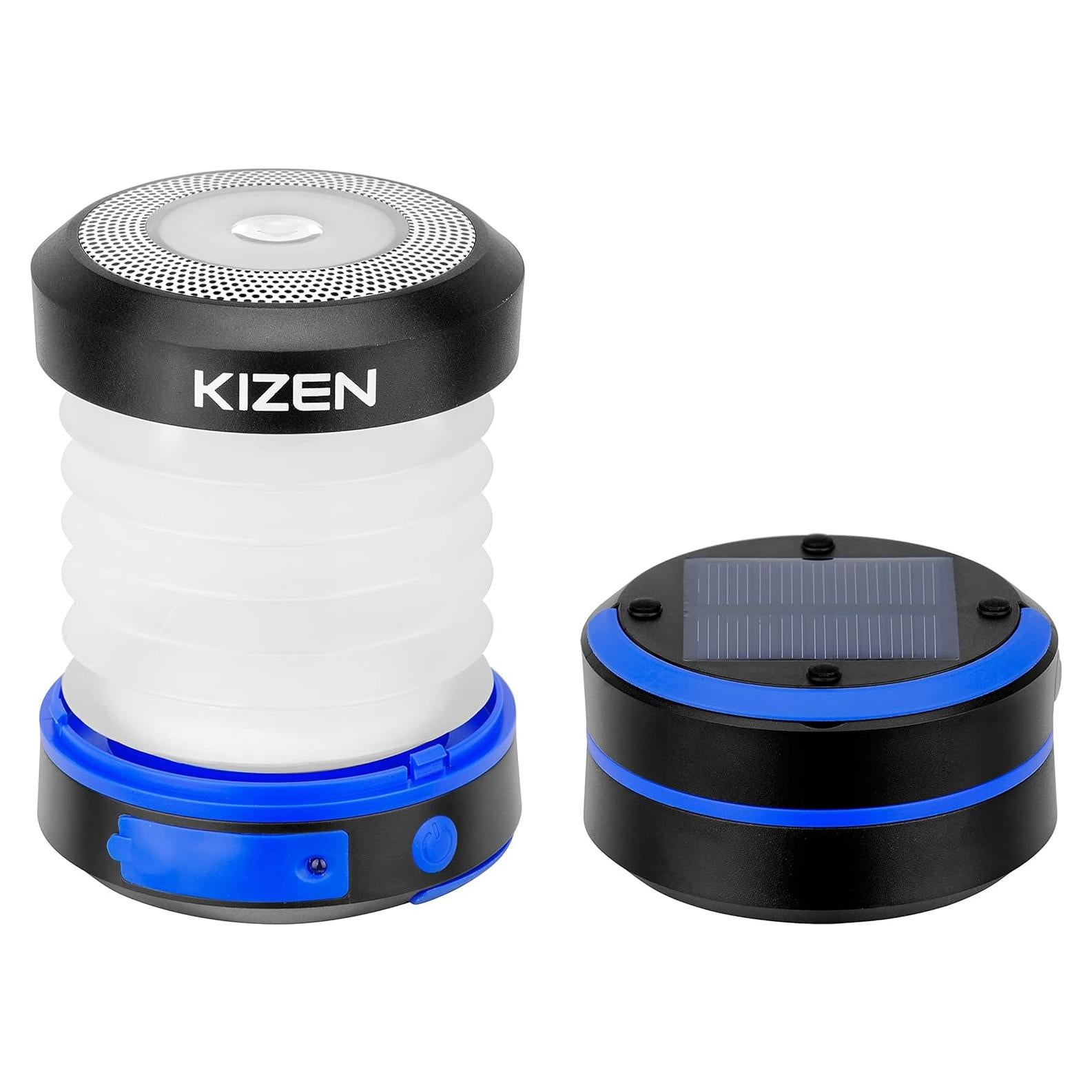 Linterna Solar Kizen Plegable LED 1000 mAh Azul
