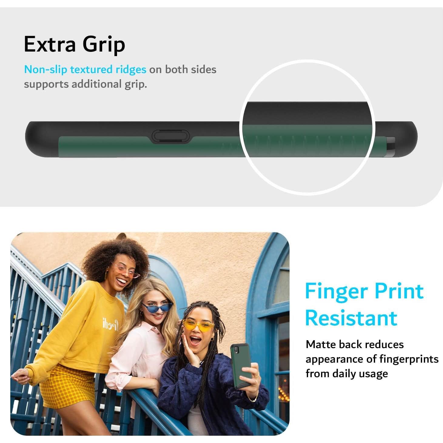 Funda TUDIA DualShield para Alcatel TCL A3 A509DL - Verde Cazador