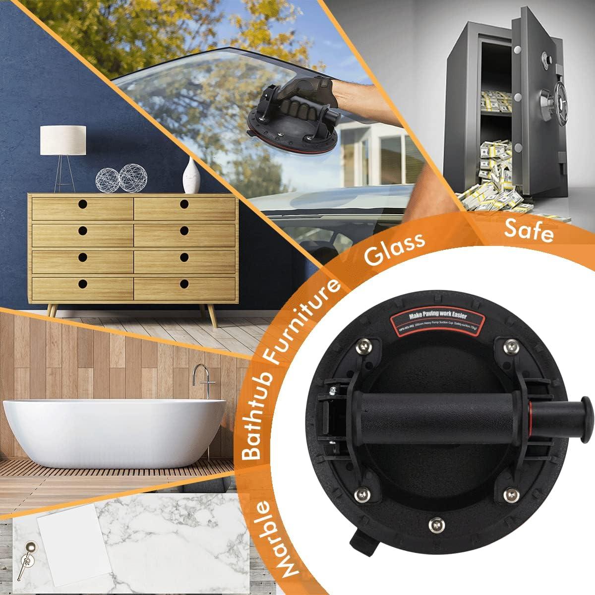 Ventosas de Succión DJSUNPACKING 20 cm Doble Capa 2 Paquete