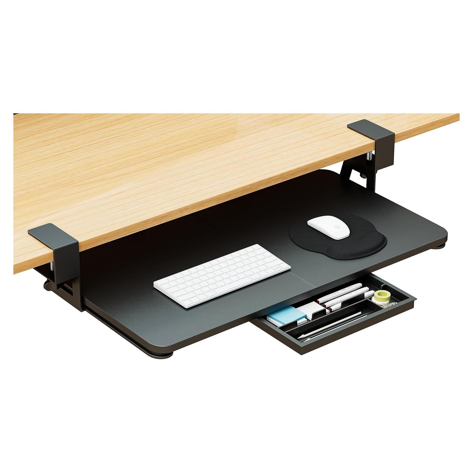 Bandeja de Teclado Ergonómica CALASK 67.94x30 cm Deslizante