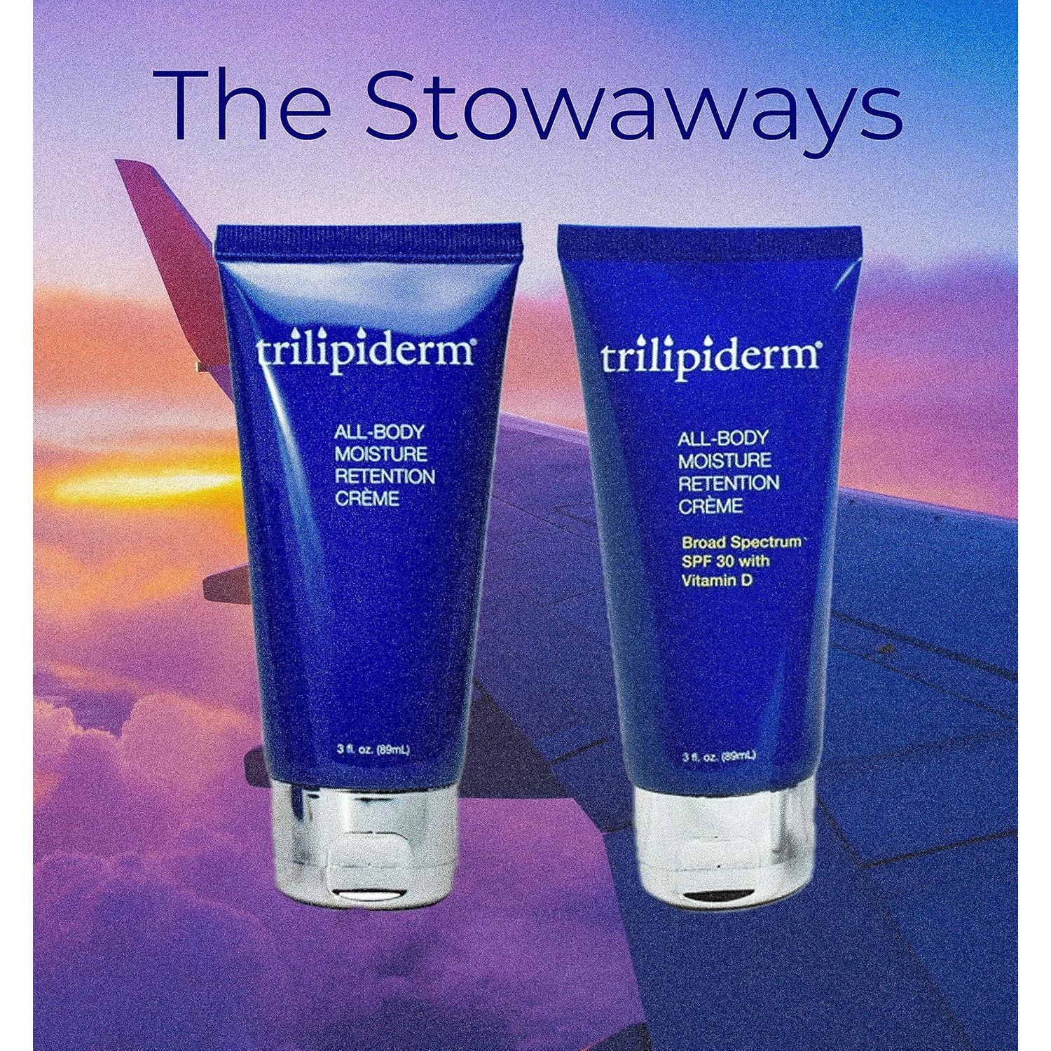 Paquete de Viaje Trilipiderm - Crema Hidratante y Protector Solar SPF 30 170 g
