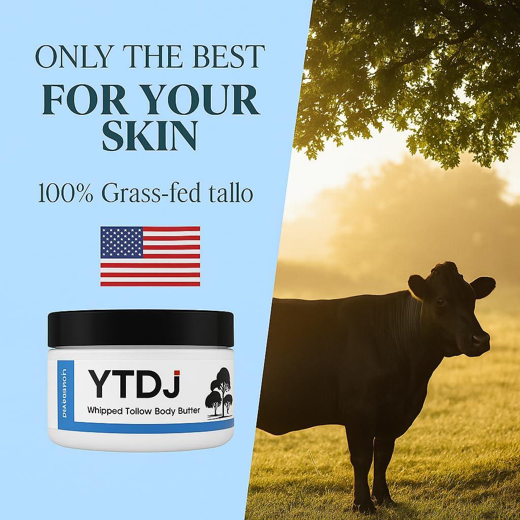 Mantequilla Corporal YTDJ de Sebo Orgánico 113 g - Hidratante Sin Fragancia