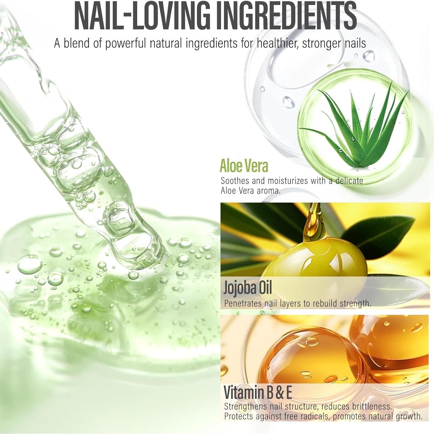 Aceite para Uñas CHUCHU con Jojoba y Aloe Vera 59g