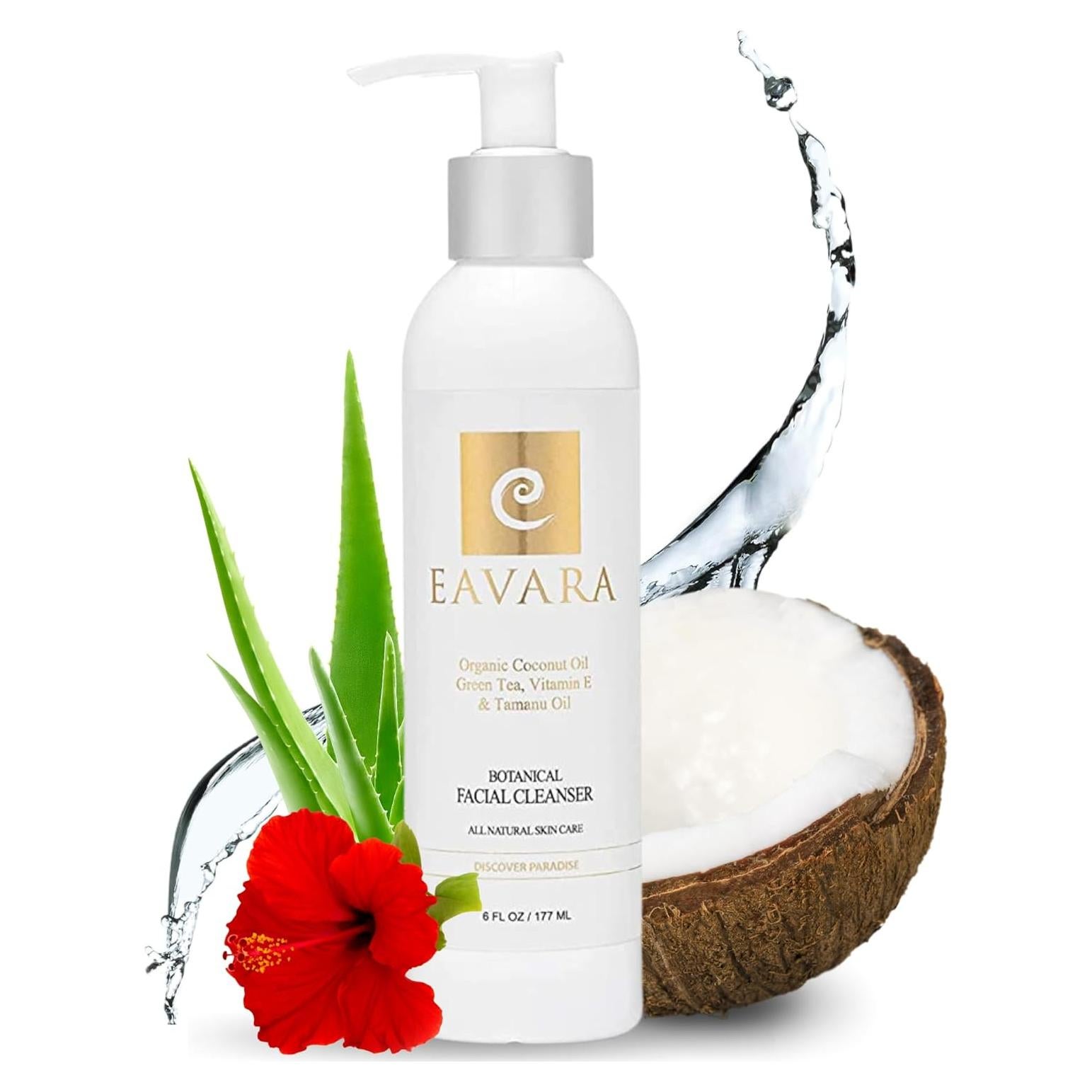 Limpiador Facial Orgánico Eavara 113g - Antienvejecimiento y Hidratante