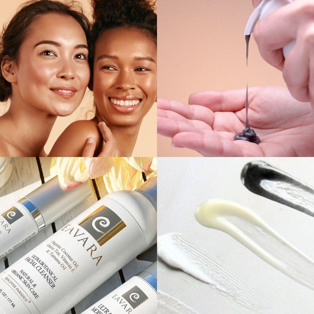 Limpiador Facial Orgánico Eavara 113g - Antienvejecimiento y Hidratante