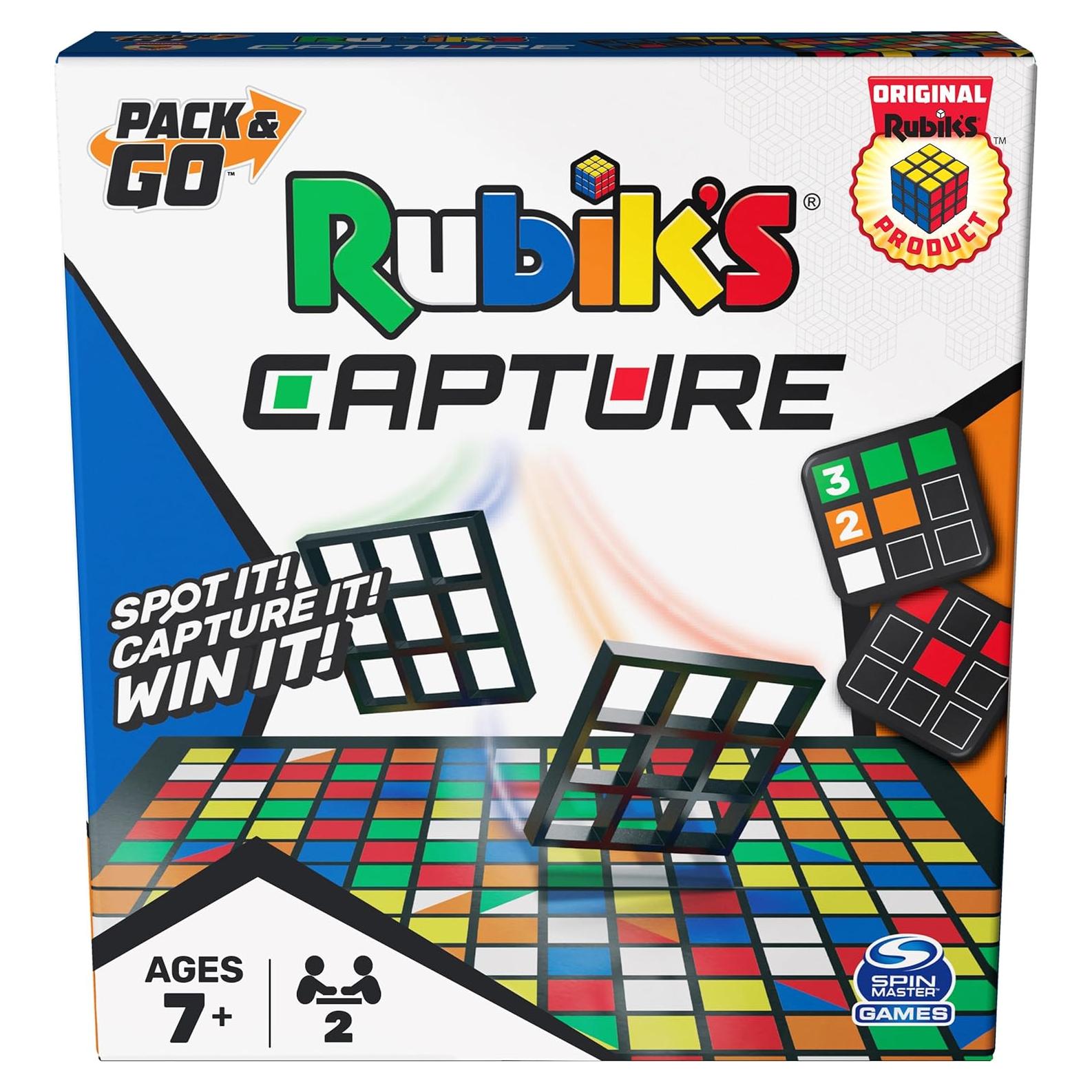 Juego de Mesa Captura de Rubik Spin Master - 2 Jugadores, Plegable
