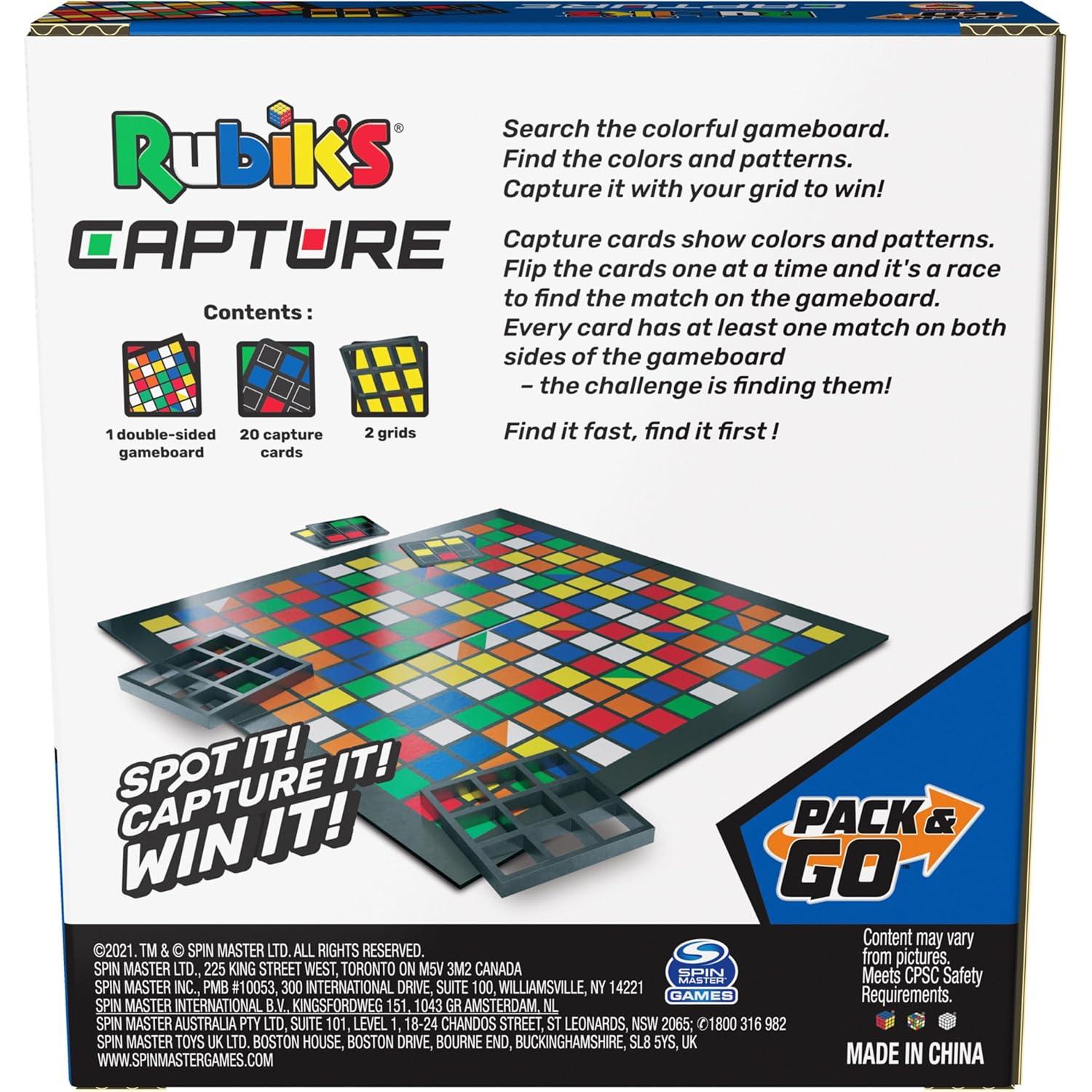 Juego de Mesa Captura de Rubik Spin Master - 2 Jugadores, Plegable