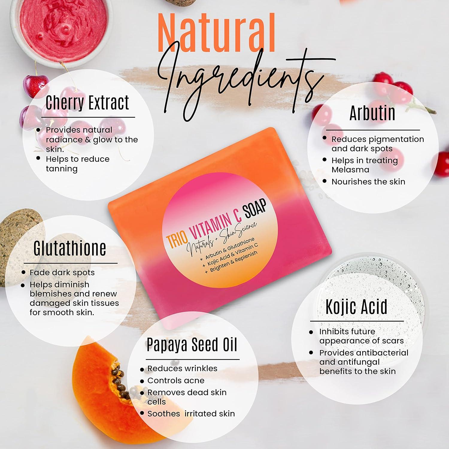 Jabón Orgánico de Vitamina C Dermaxgen 142g - Antienvejecimiento