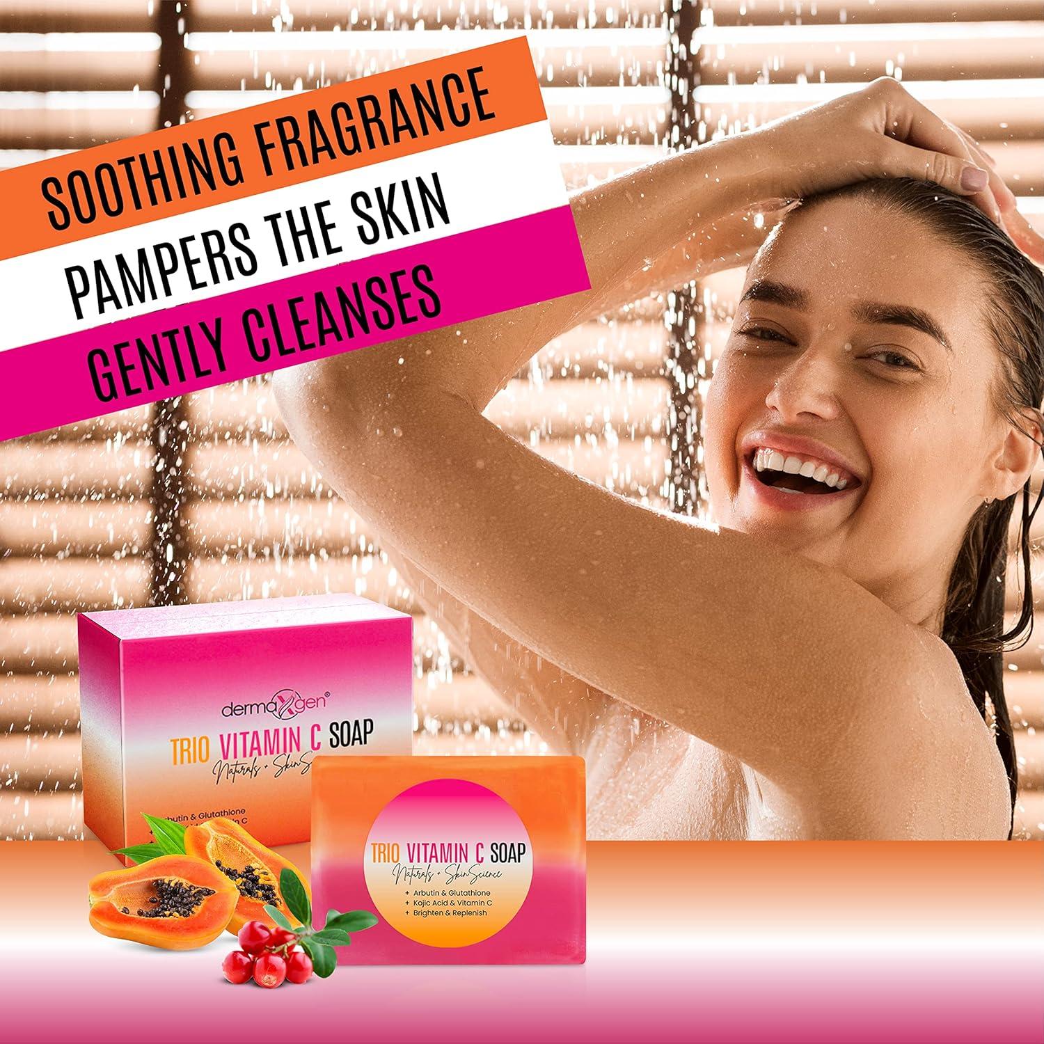 Jabón Orgánico de Vitamina C Dermaxgen 142g - Antienvejecimiento