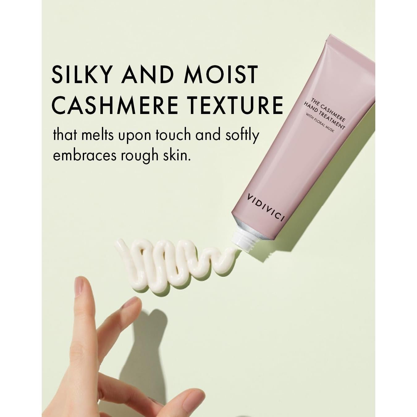 Crema de Manos VIDIVICI Cachemira 68g Hidratante Almizcle Floral
