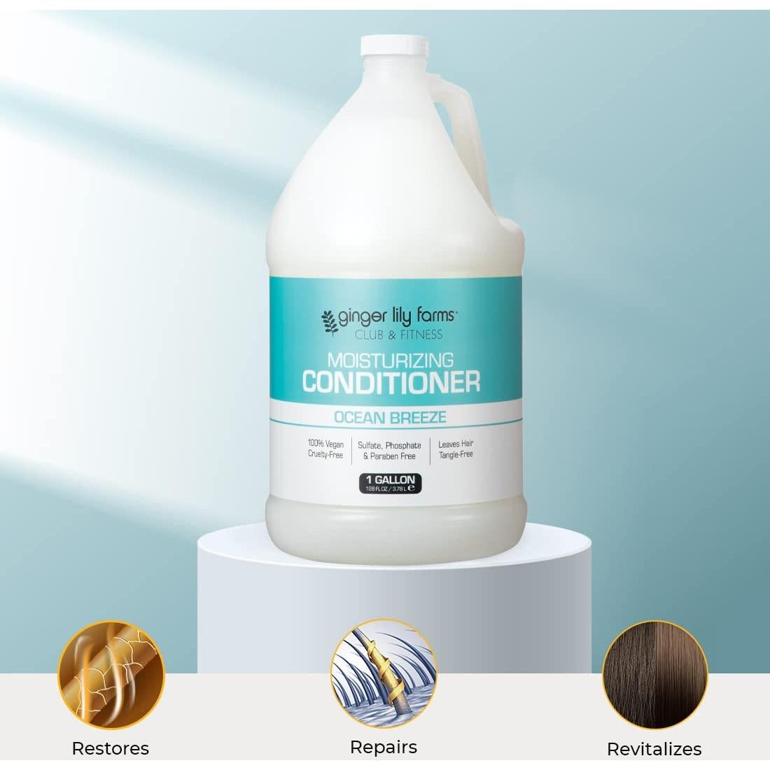 Acondicionador Hidratante Ginger Lily Farms 3.78L Brisa Oceánica