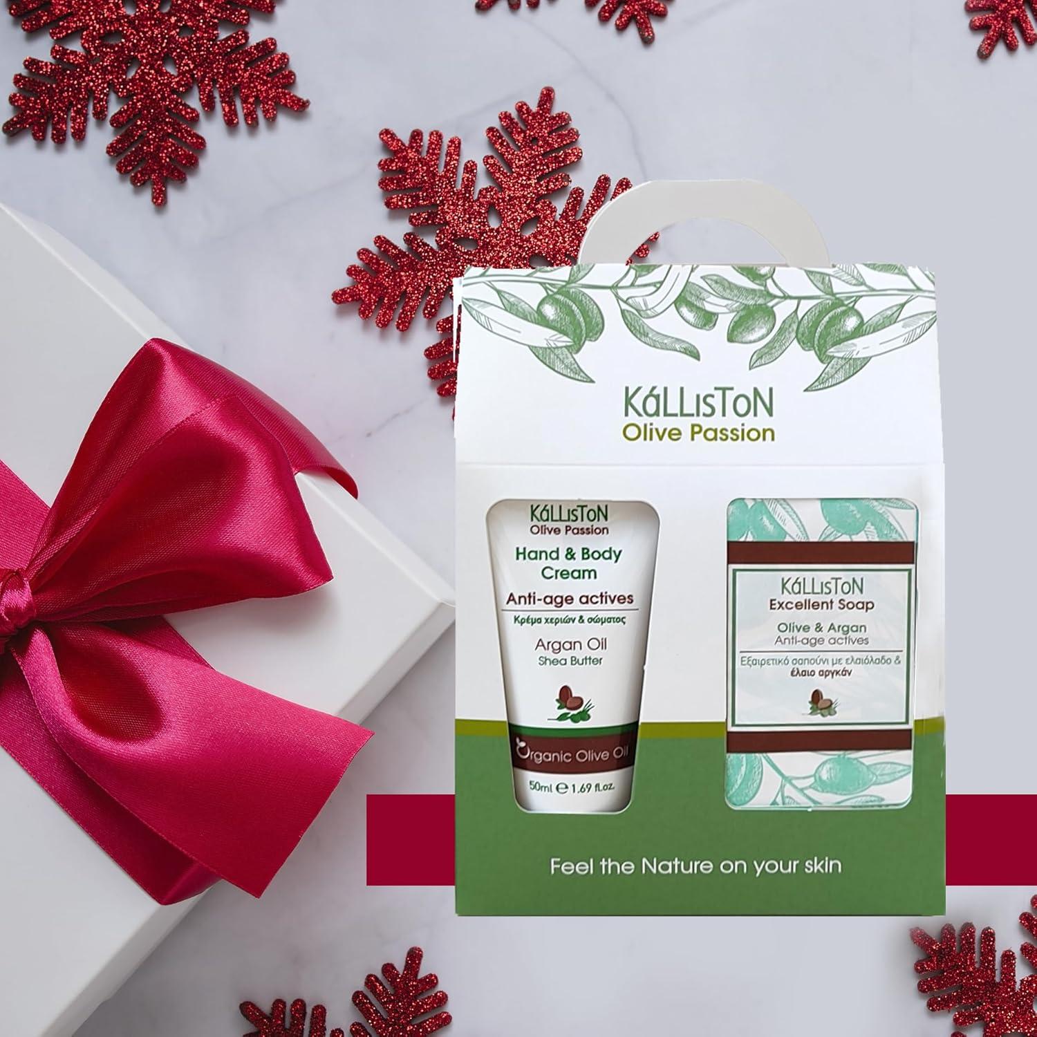 Set de Regalo Crema de Aceite de Argán Kalliston 48g y Jabón