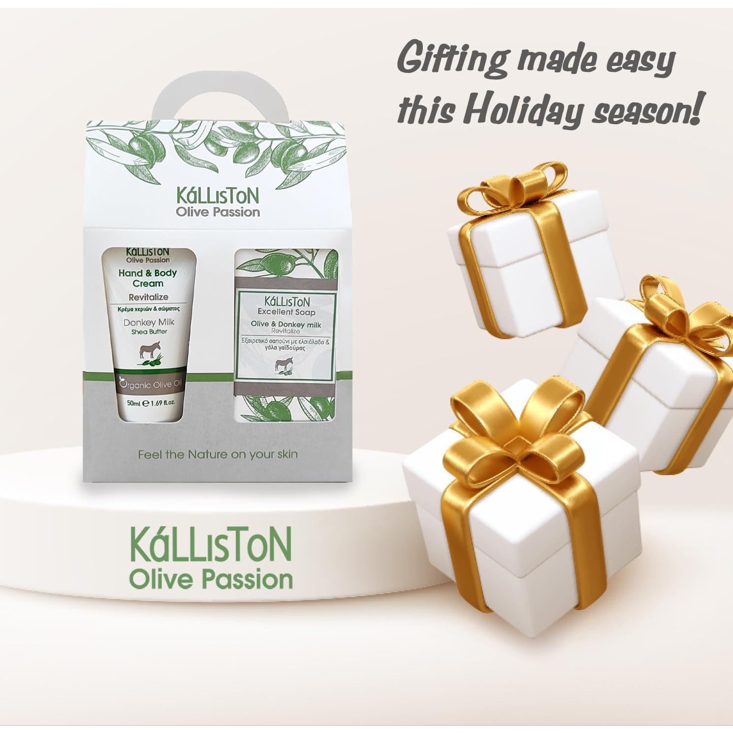 Set de Regalo Crema de Aceite de Argán Kalliston 48g y Jabón