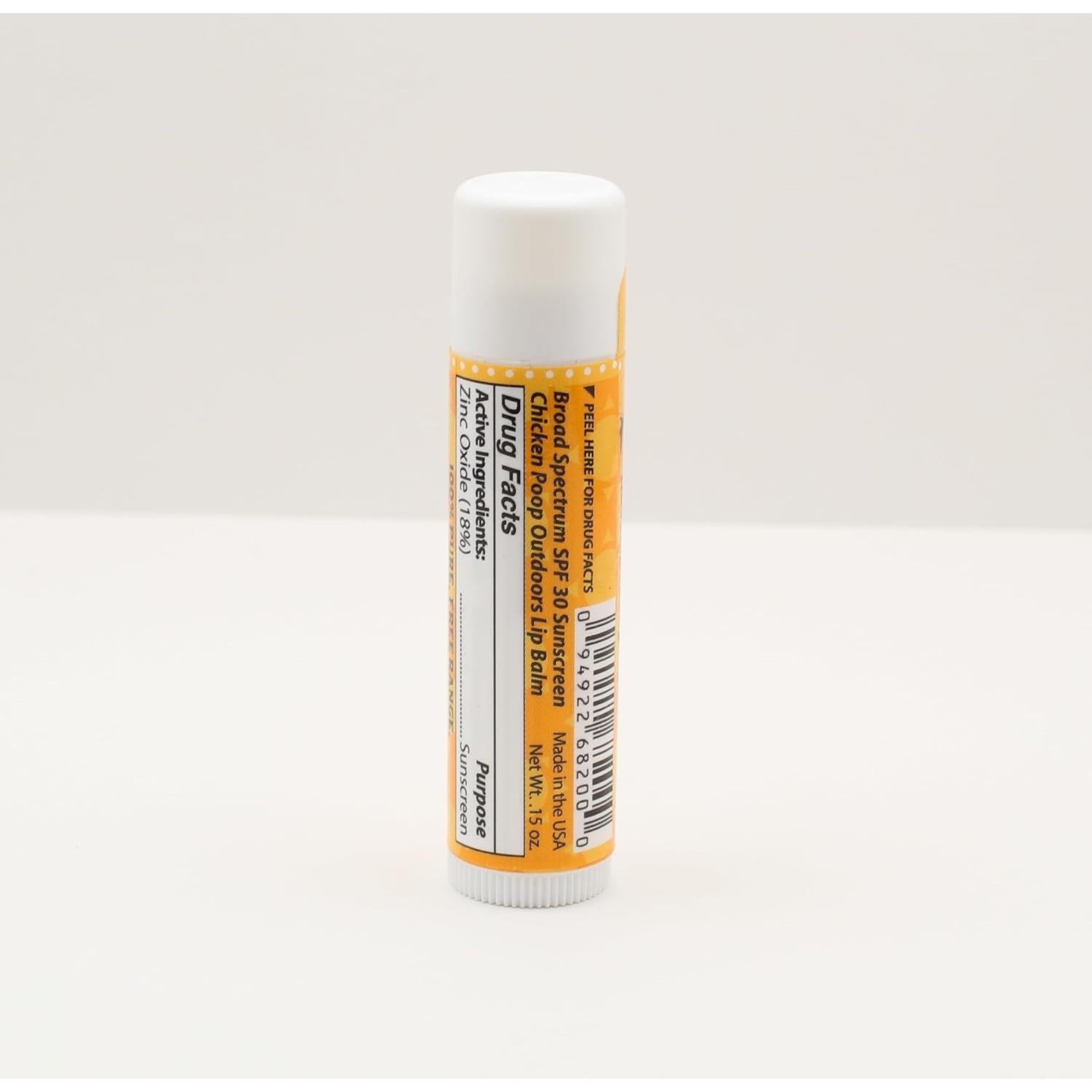 Bálsamo Labial Outdoor Chicken Poop SPF 30 Paquete de 2