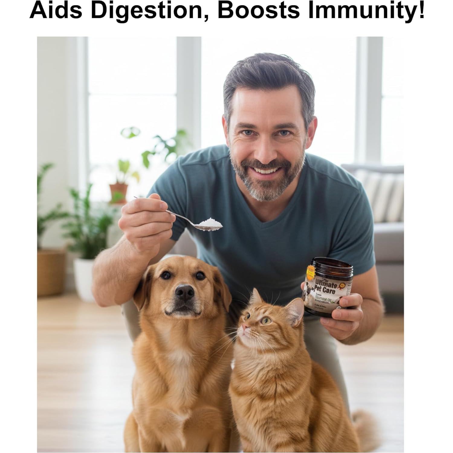 Aceite de Coco Orgánico Alpha Pet Zone 473 ml para Mascotas