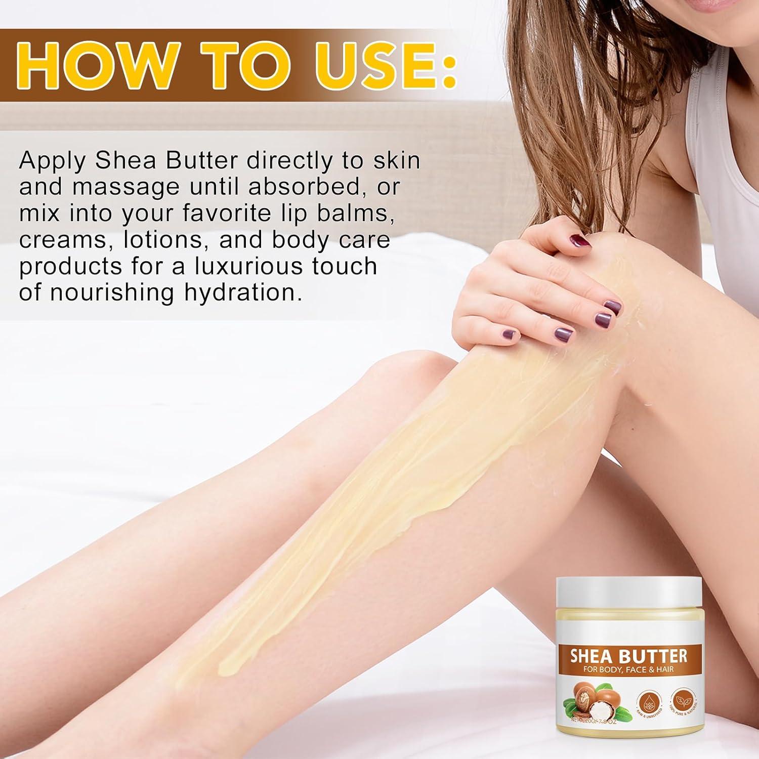 Manteca de Karité Cruda YECUCE 230 ml Hidratante Piel y Cabello