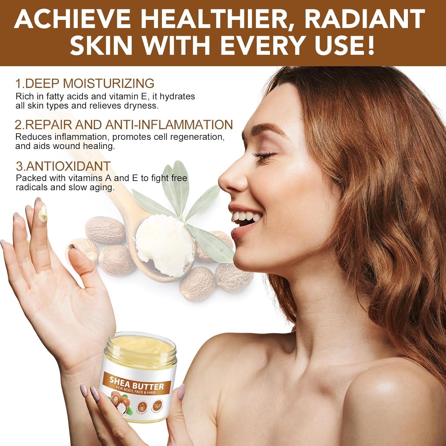 Manteca de Karité Cruda YECUCE 230 ml Hidratante Piel y Cabello