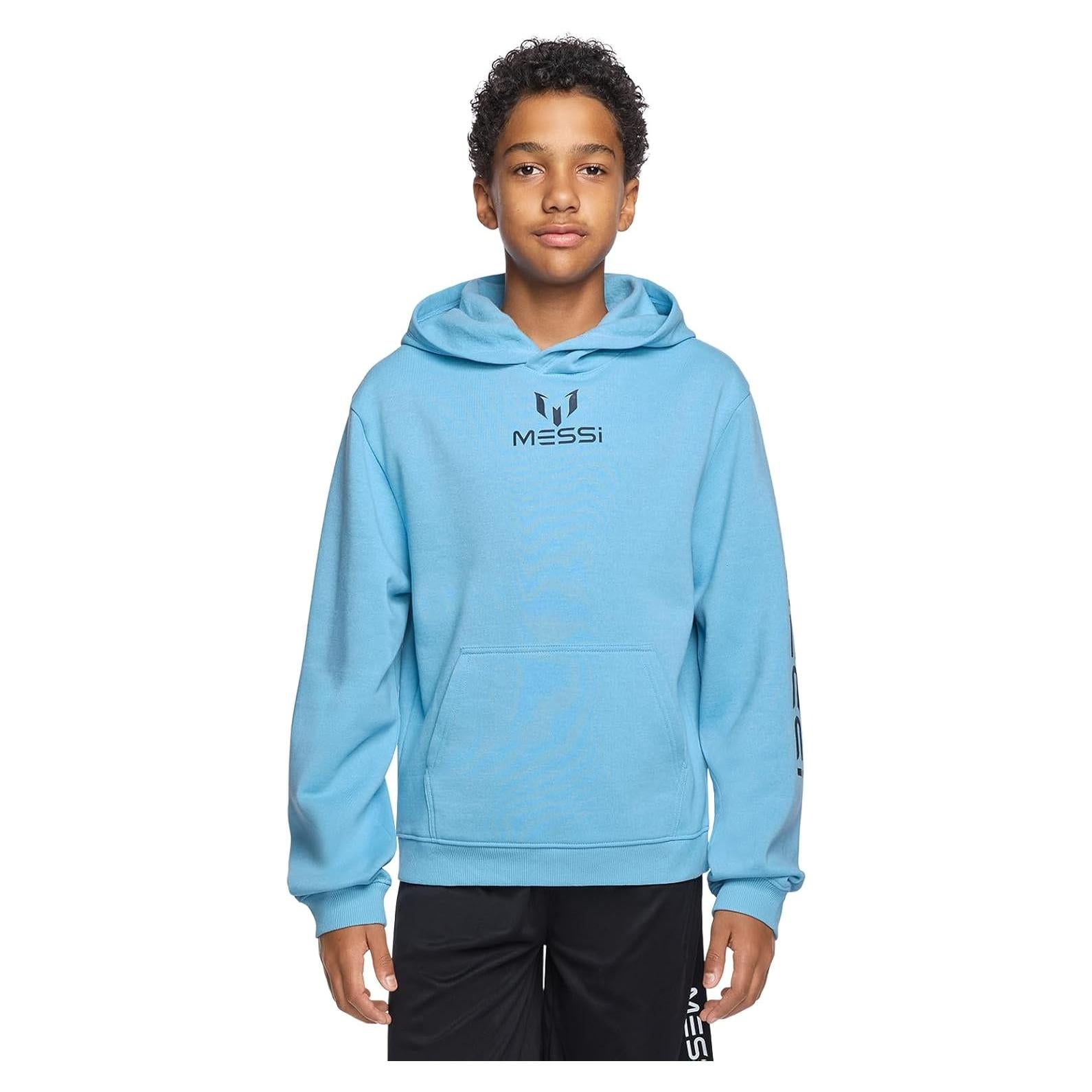 Sudadera con Capucha de Felpa Messi para Niños 5 Azul