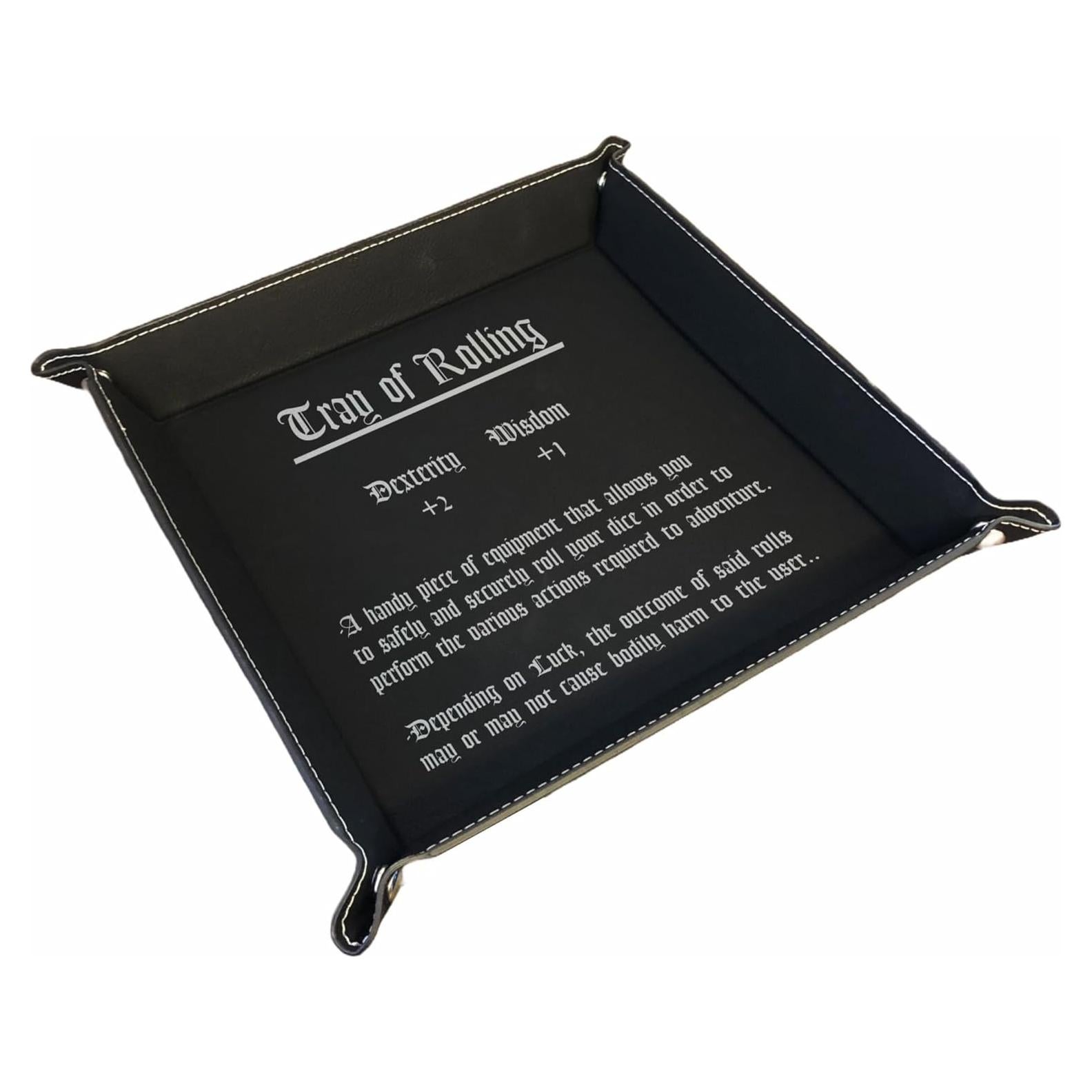 Bandeja de Dados Colapsable PrecisionNC Cuero Sintético Negro