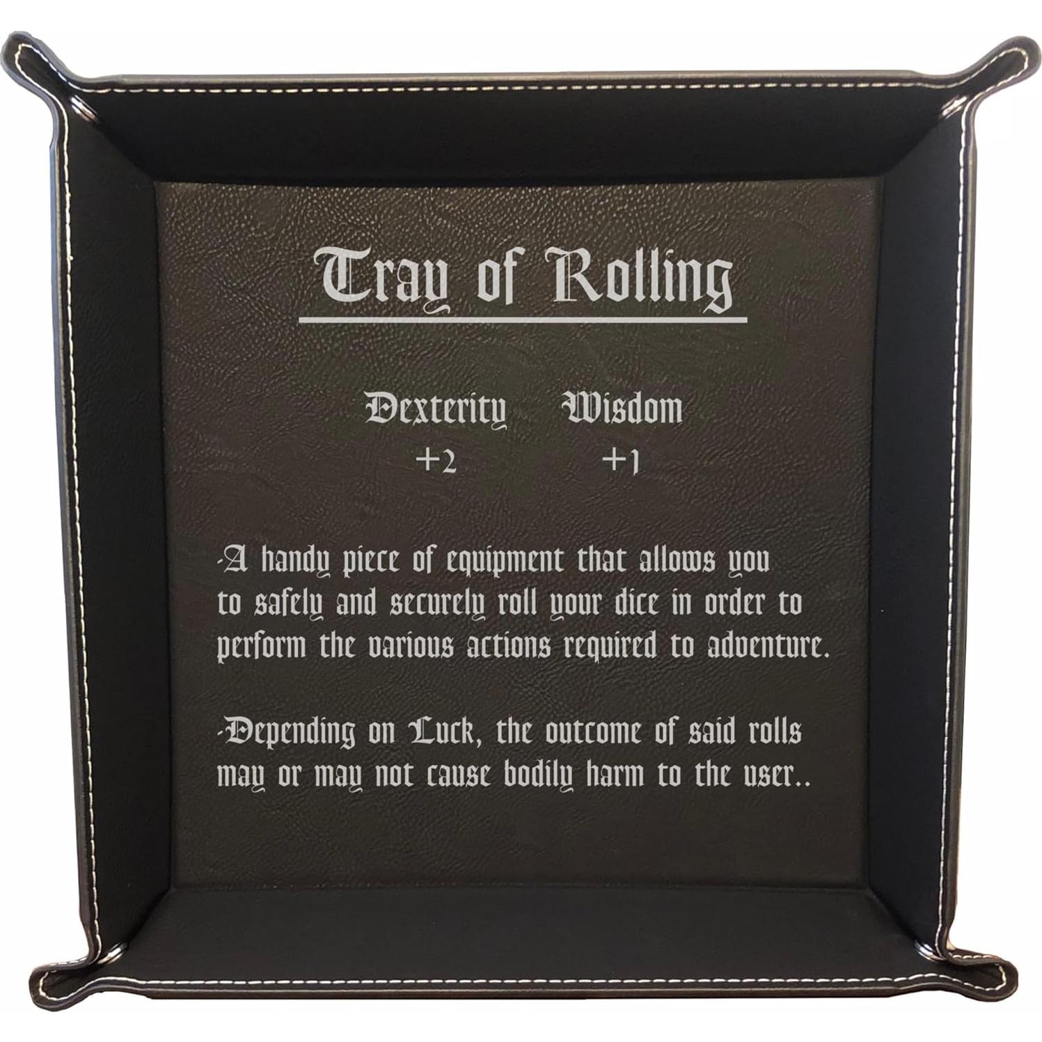 Bandeja de Dados Colapsable PrecisionNC Cuero Sintético Negro