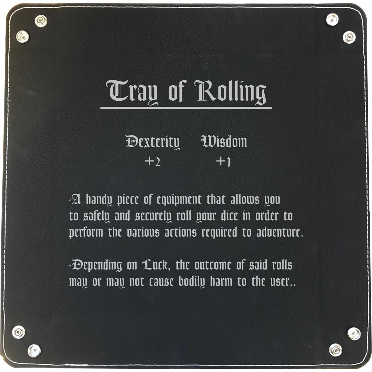 Bandeja de Dados Colapsable PrecisionNC Cuero Sintético Negro