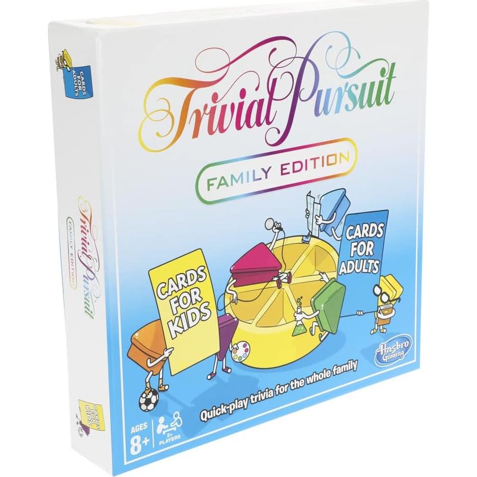 Juego de Mesa Trivial Pursuit Familiar Hasbro para 2-4 Jugadores