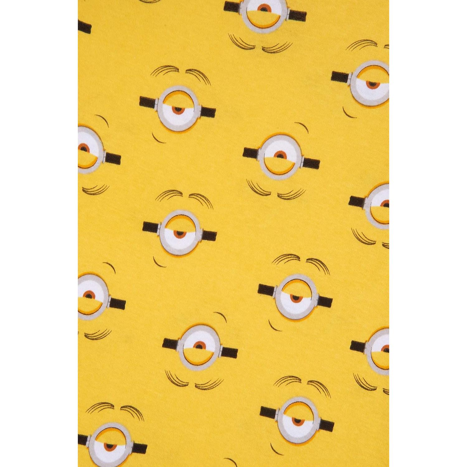 Pijama de Algodón Ajustado 4 Piezas Niños Despicable Me