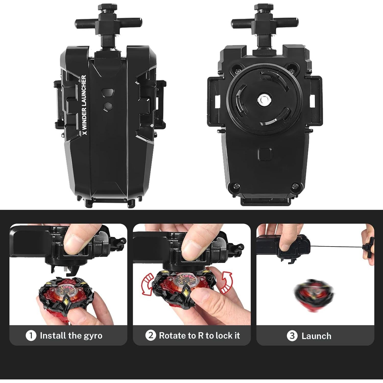 Peonza DEZAWRTY Soar Phoenix con Lanzador de Cuerda