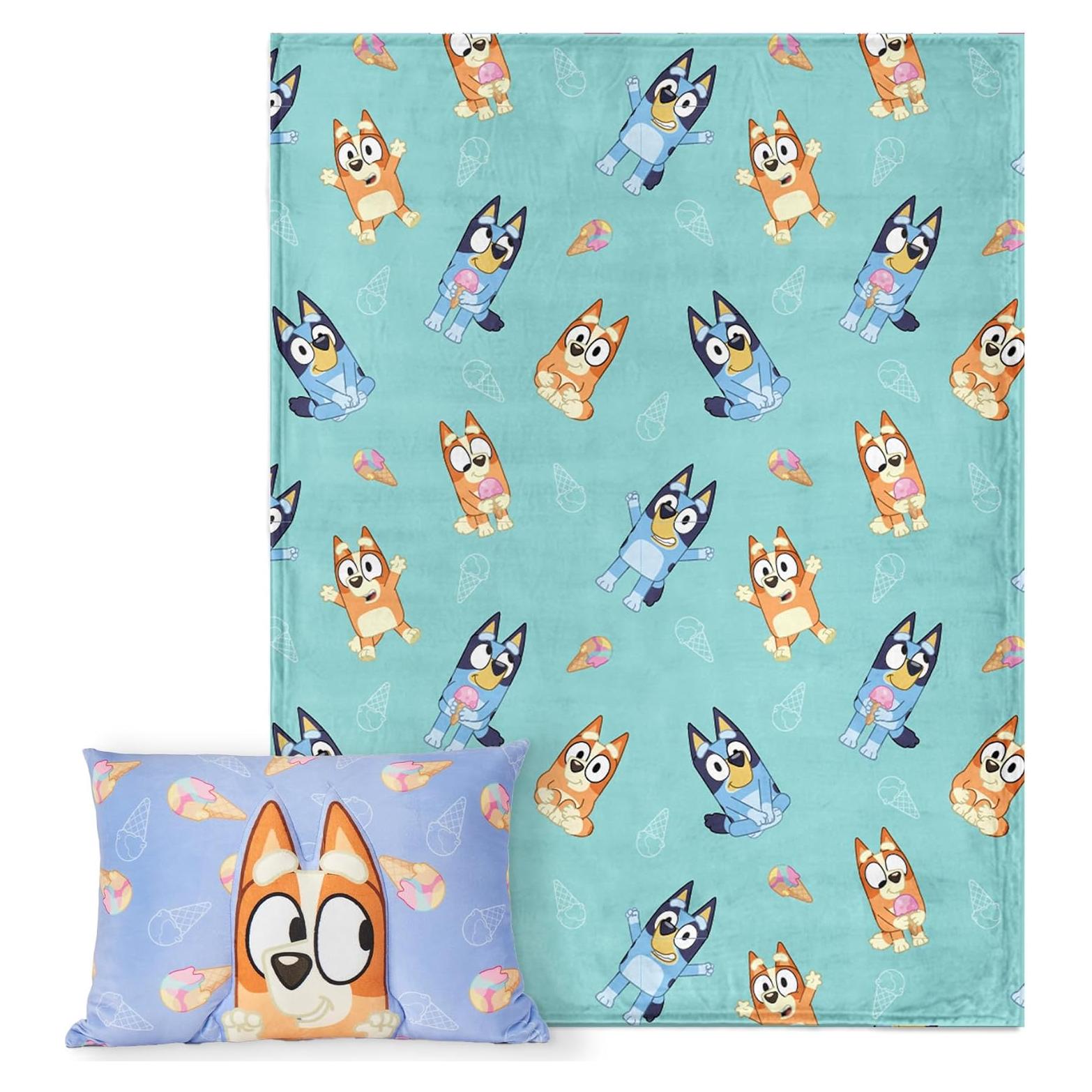 Manta de Toque de Seda Noroeste Bingo Alegría 127x152cm con Almohada