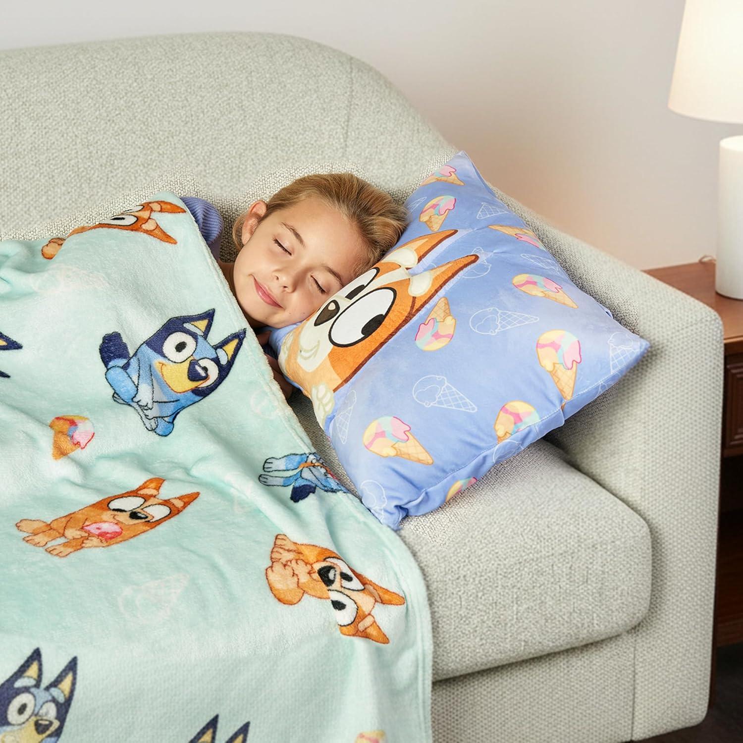 Manta de Toque de Seda Noroeste Bingo Alegría 127x152cm con Almohada