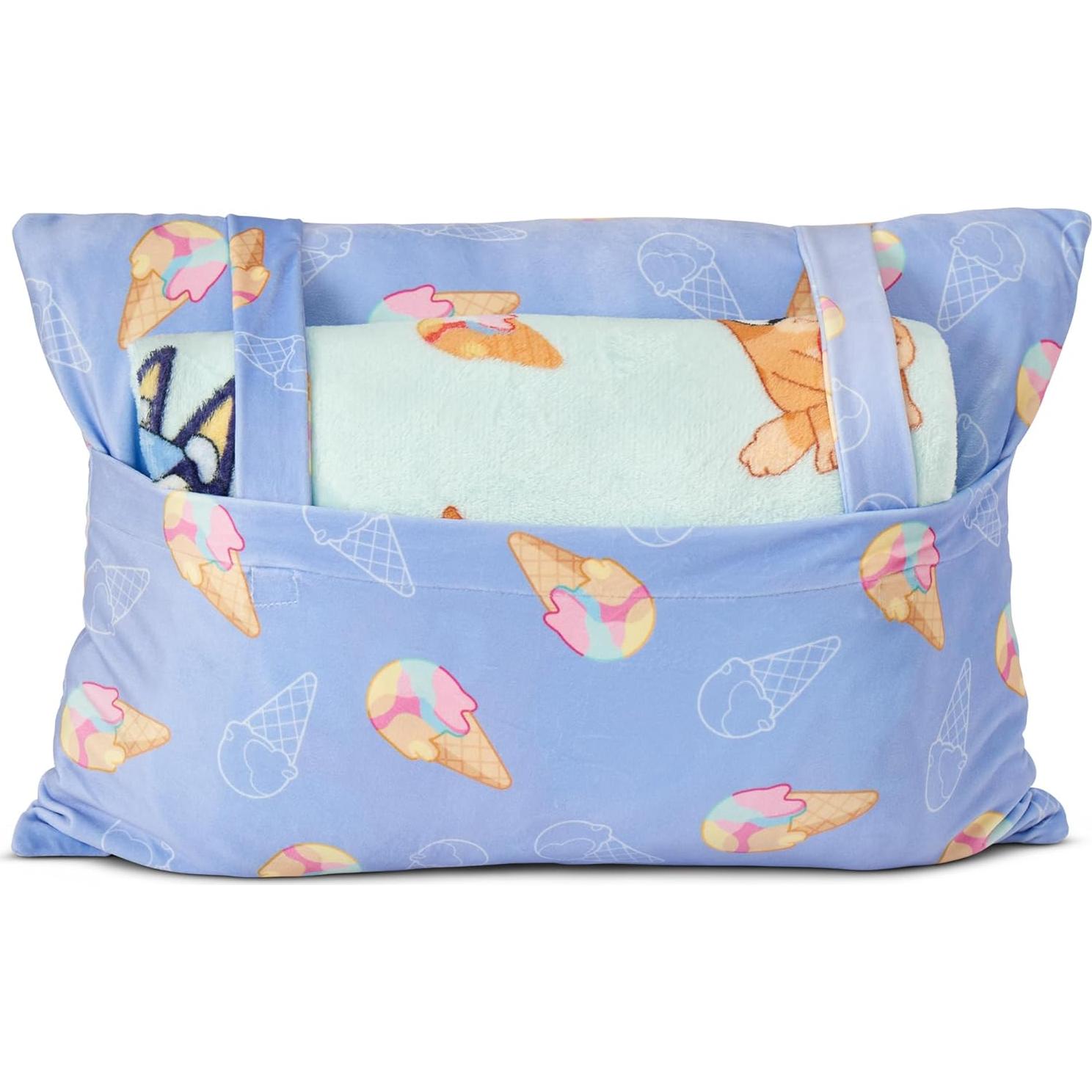 Manta de Toque de Seda Noroeste Bingo Alegría 127x152cm con Almohada