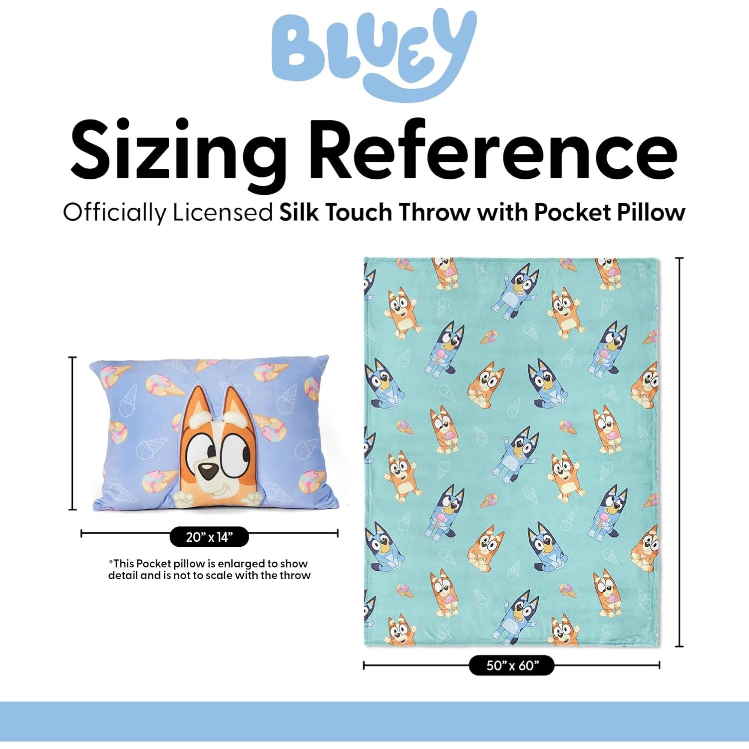 Manta de Toque de Seda Noroeste Bingo Alegría 127x152cm con Almohada