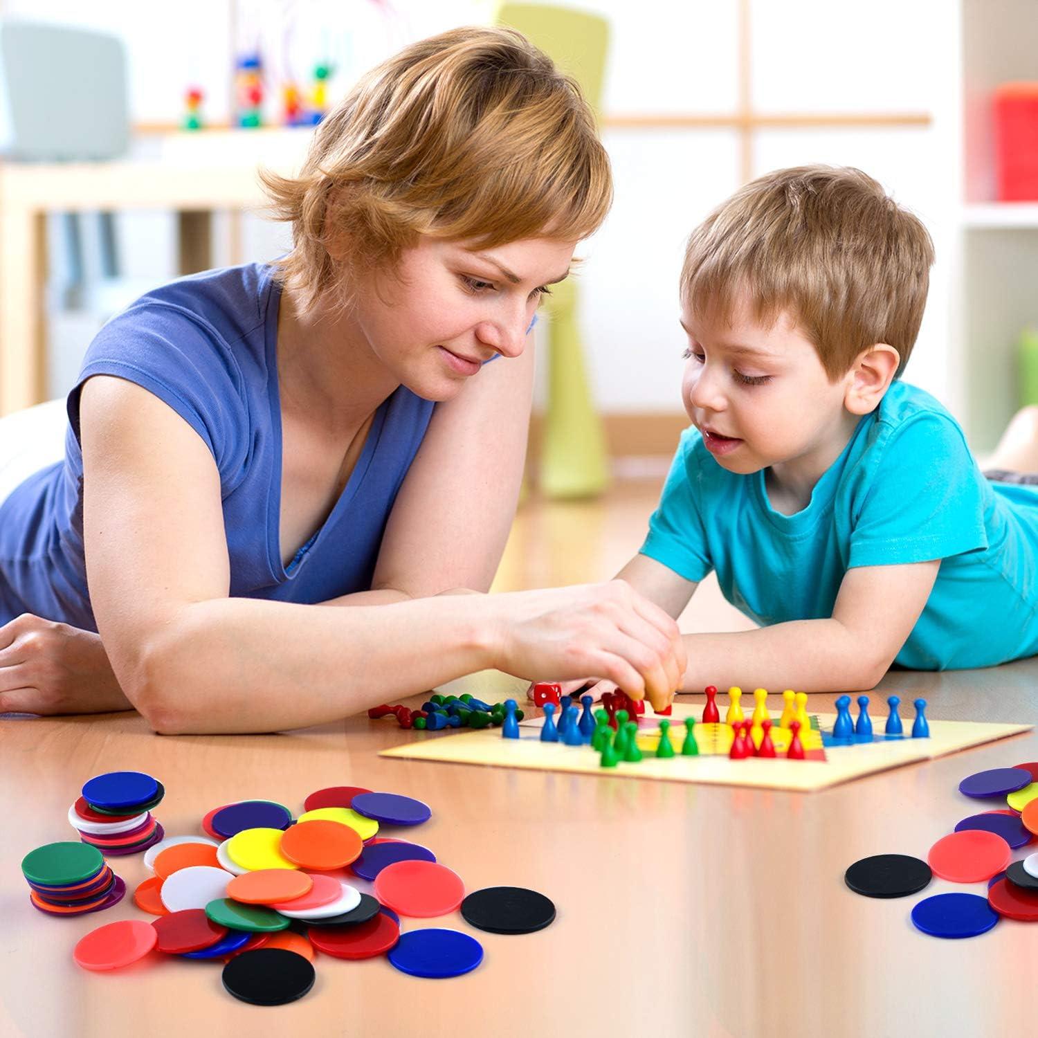 Fichas de Aprendizaje Coopay 200 Piezas 3.05 cm 10 Colores