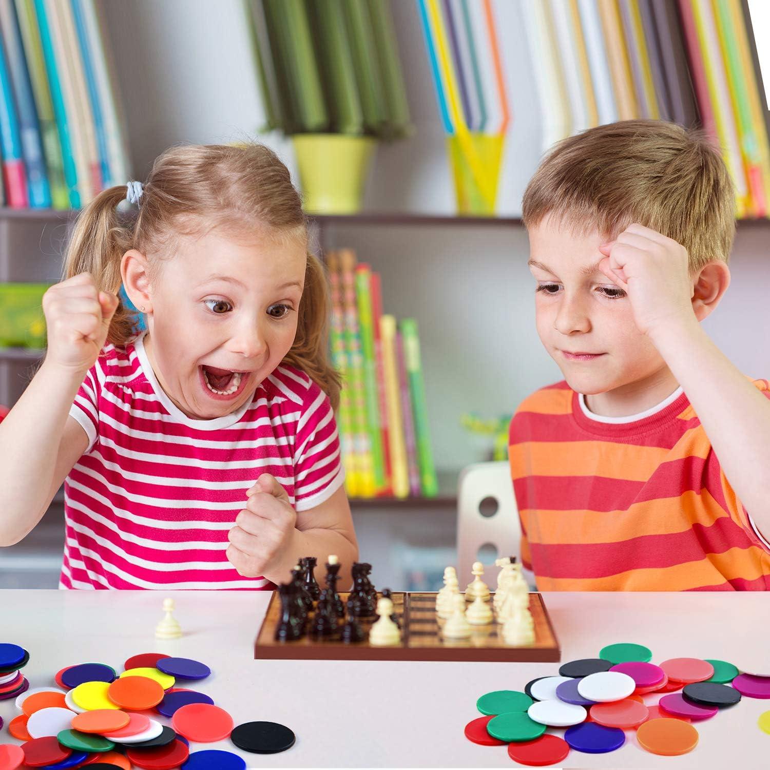 Fichas de Aprendizaje Coopay 200 Piezas 3.05 cm 10 Colores