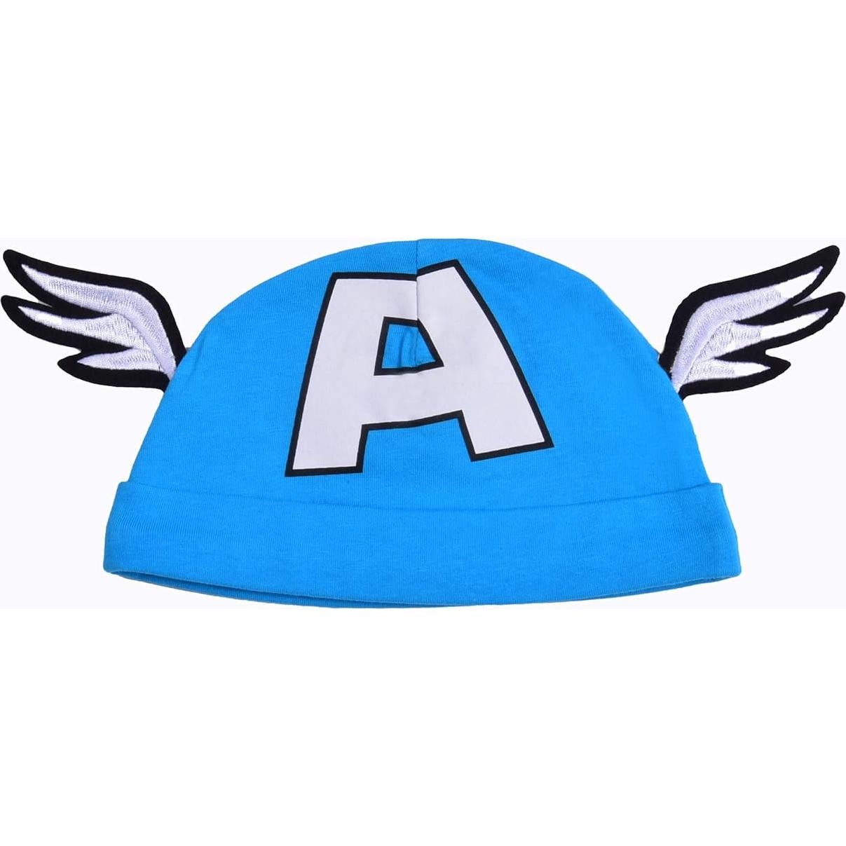 Conjunto Body y Gorra Capitán América Marvel Bebé 12 Meses