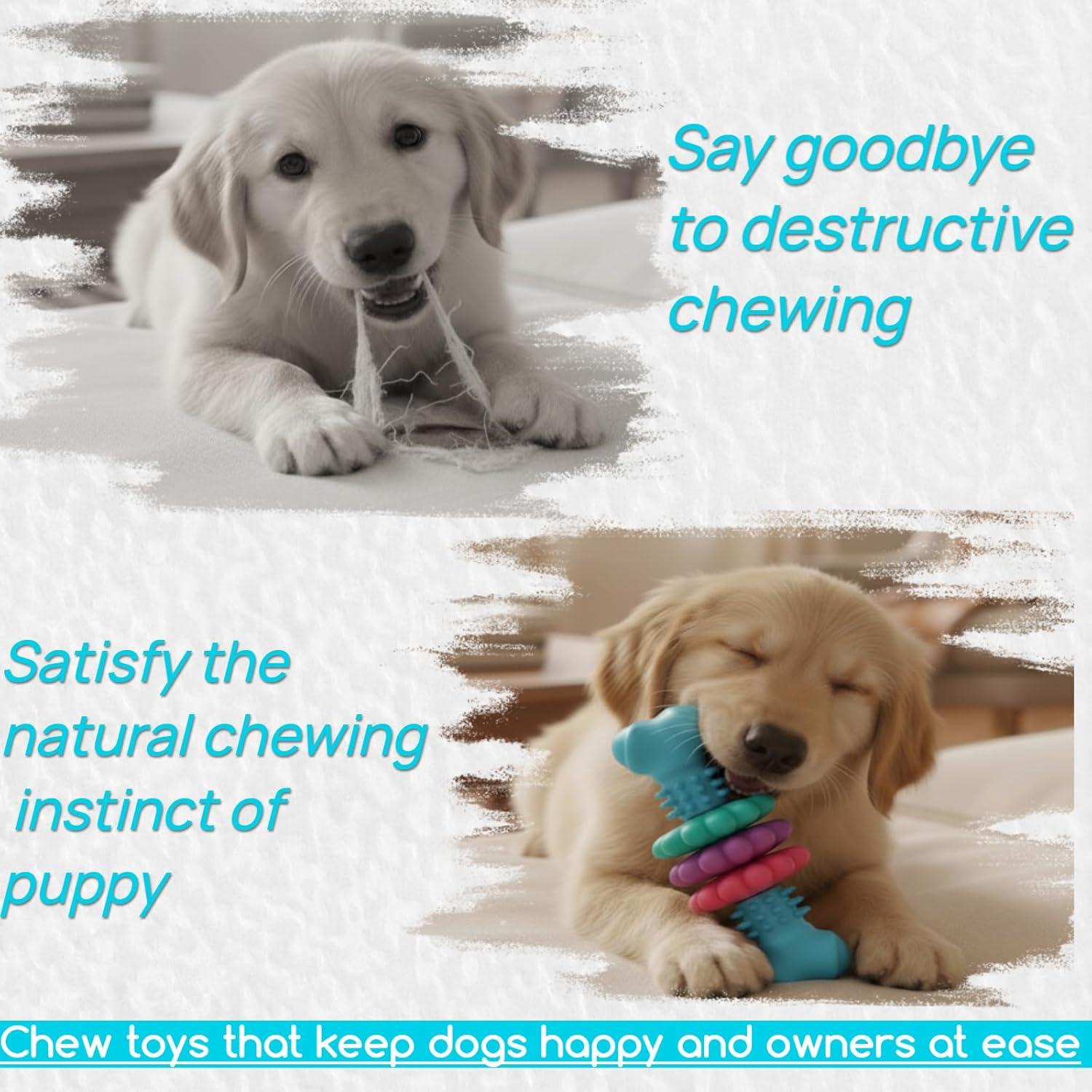 Juguete para Perros Pequeños SIDAEREN Hueso TPR 13cm