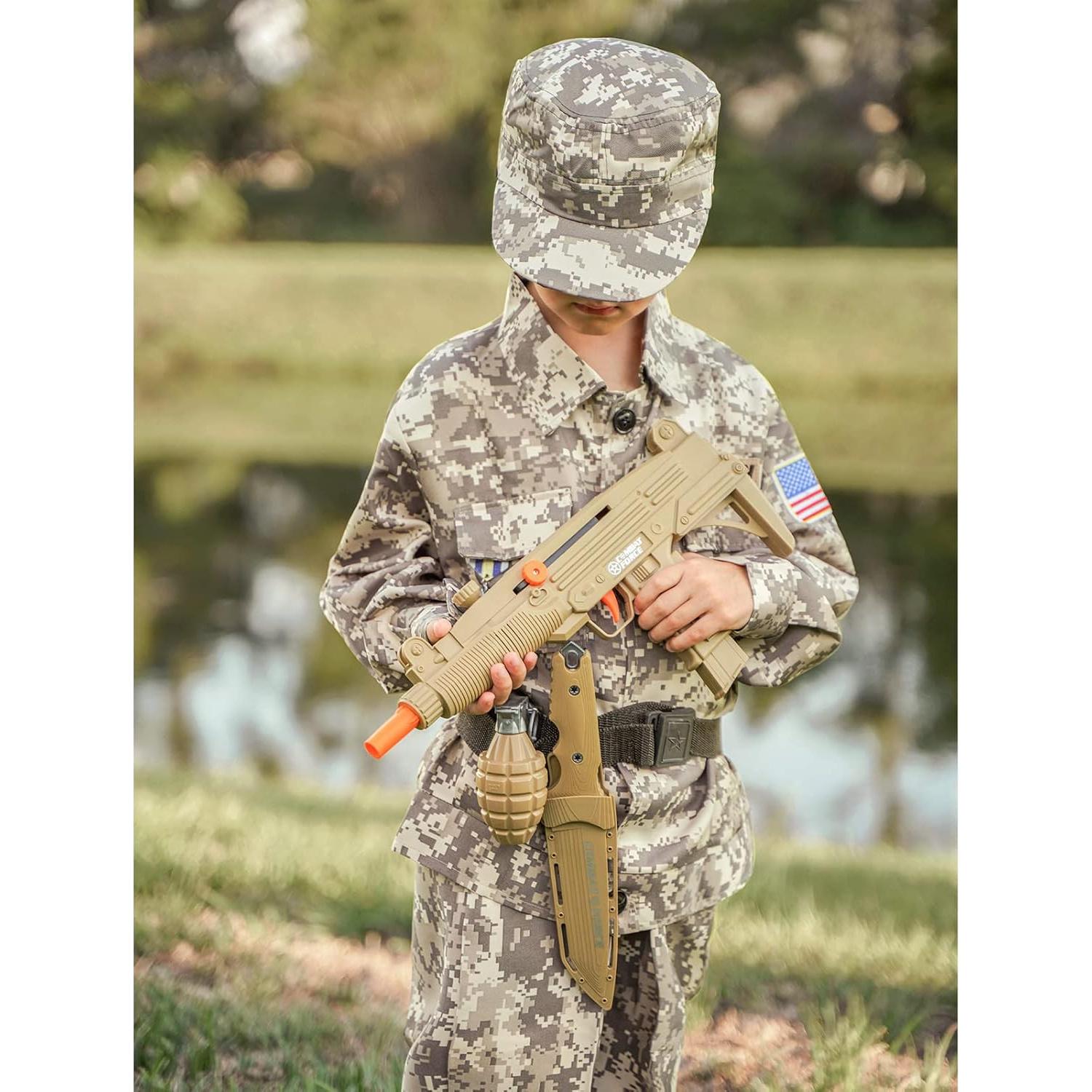 Disfraz de Soldado del Ejército GIFTINBOX para Niños 3-12 Años