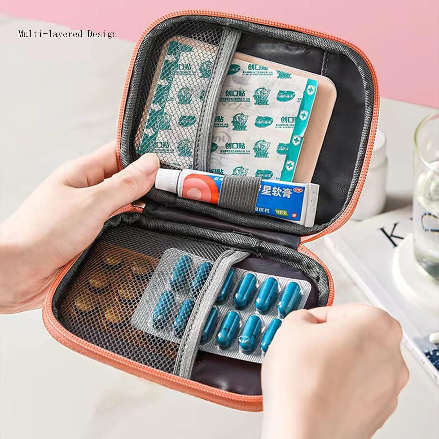 Bolsa de Primeros Auxilios Ellsang Pequeña Gris 14x11 cm