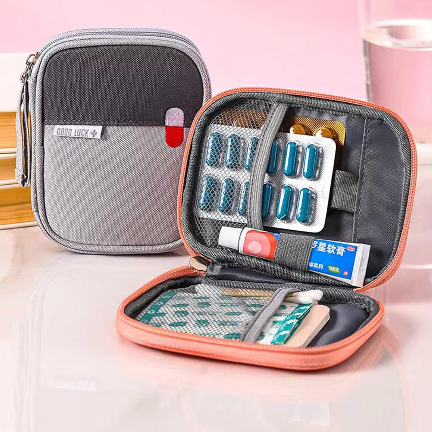 Bolsa de Primeros Auxilios Ellsang Pequeña Gris 14x11 cm