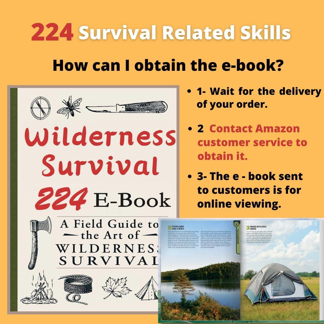 Kit de Supervivencia 13 en 1 ASSABER para Camping y Senderismo