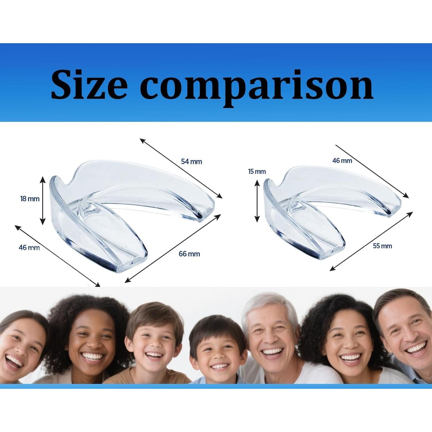 Protector Bucal Moldable HQCC para Rechinar Dientes - 4 Pcs