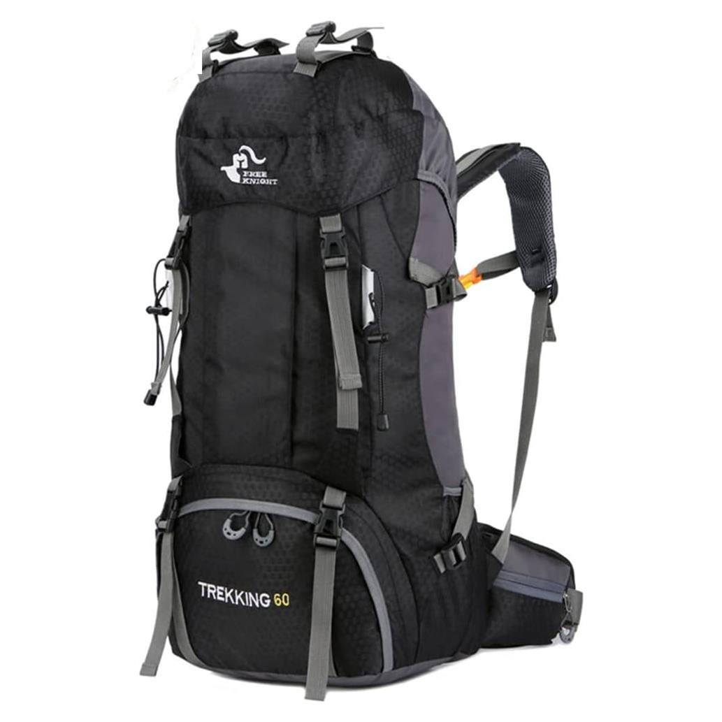 Mochila de senderismo Bseash 60L impermeable con cubierta