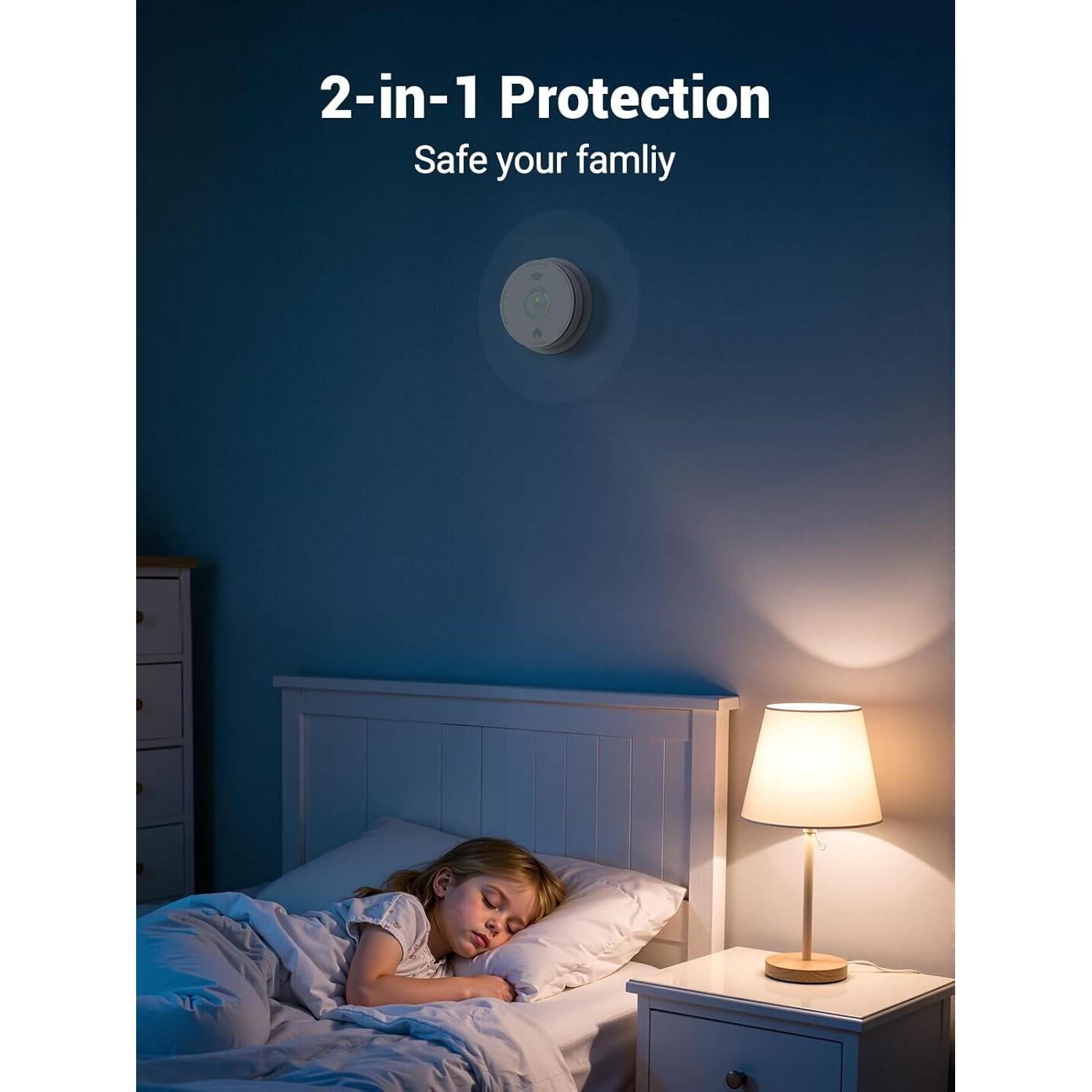 Detector de Humo Jemay GS886-H04, Batería de 10 Años