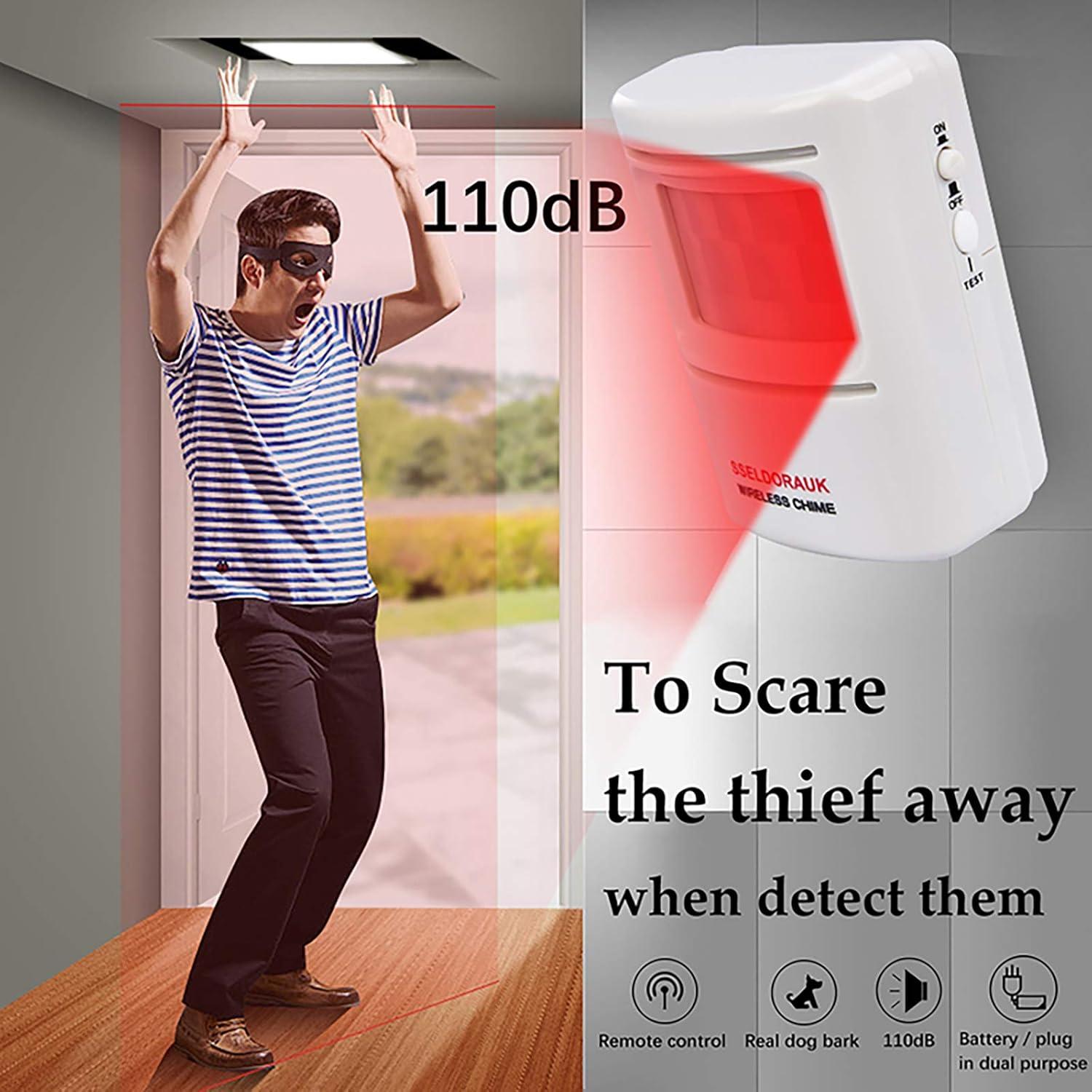 Alarma de Ladrido de Perro S SELDORAUK - 1 Sensor + 1 Receptor