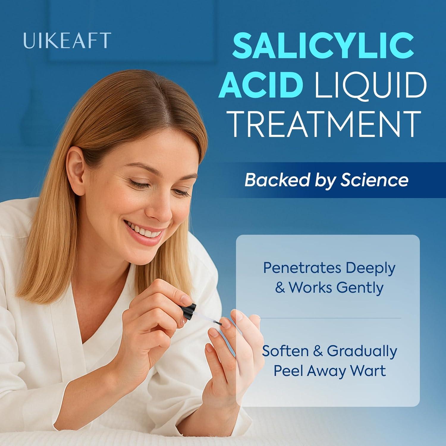 Removedor de Verrugas Plantares Uikeaft 15ml - Ácido Salicílico
