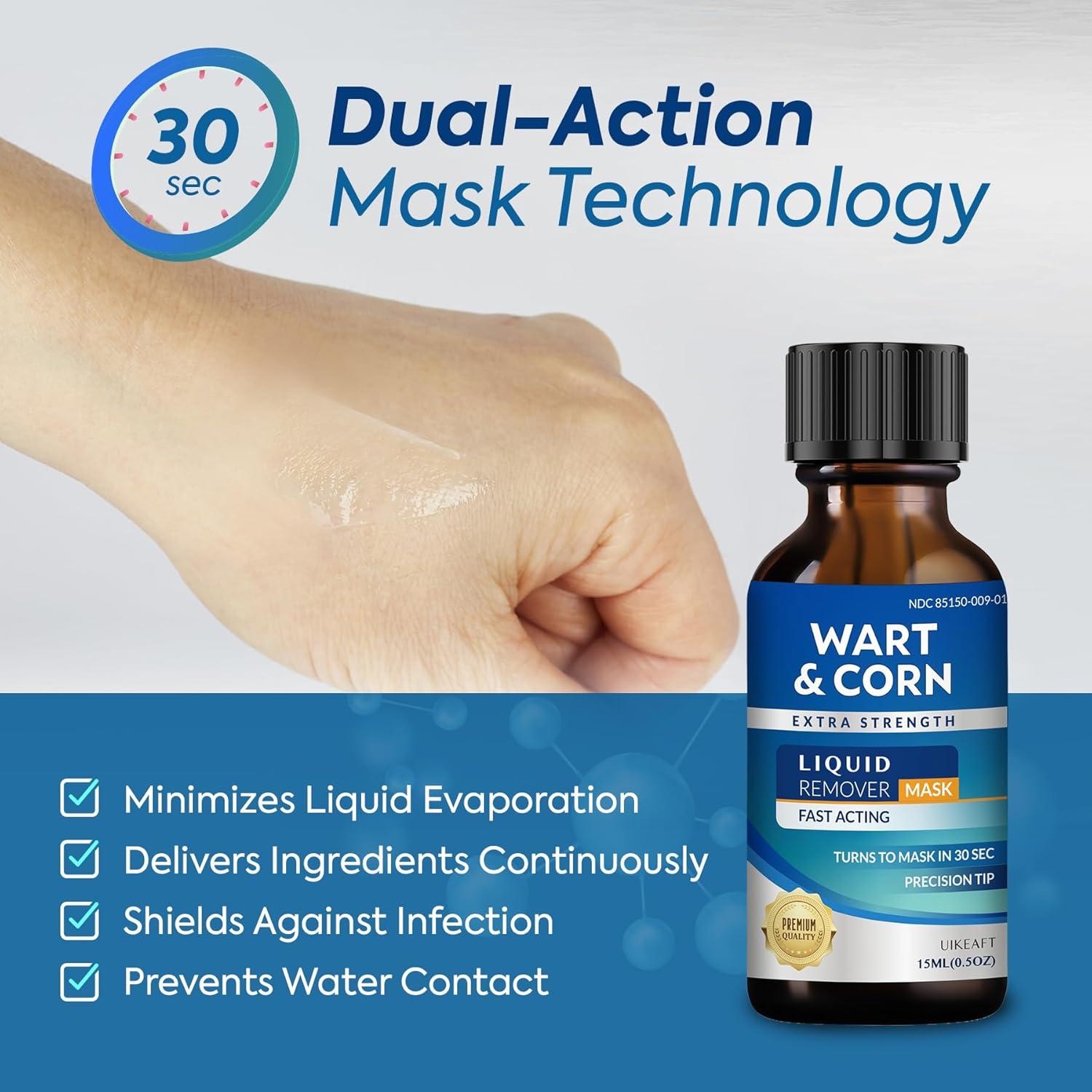 Removedor de Verrugas Plantares Uikeaft 15ml - Ácido Salicílico